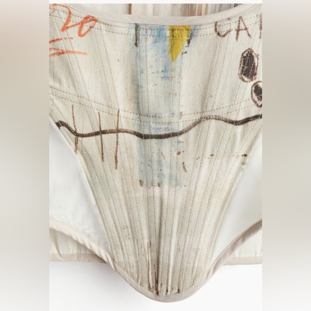 - Hm basquiat denim corset SALE TODAY - Picture 8 of 11